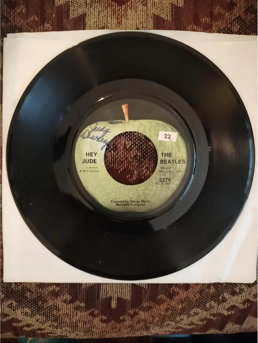 The Beatles- Hey Jude / Revolution - vintage 45 vinyl NM